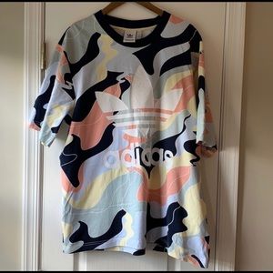 Adidas Multicolor Camo T-Shirt